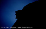 Old Man of the Mountain - Franconia Notch State Park Stock Photo