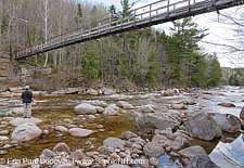 Pemigewasset Wilderness - Suspension bridge