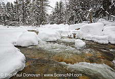 Winter - White Mountains, New Hampshire USA Stock Photo