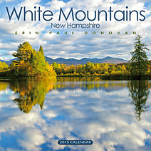 Front cover of the 2015 White Mountains New Hampshire calendar by Erin Paul Donovan