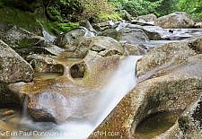 Lost River in Kinsman Notch of Woodstock, New Hampshire USA during the summer months