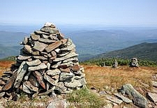 Rock cairns - Mount Moosilauke, New Hampshire USA