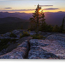 White Mountains, New Hampshire Sunset Greeting Card