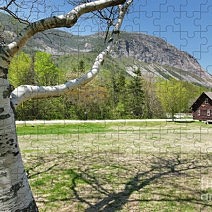 Franconia Notch, New Hampshire Jigsaw Puzzle