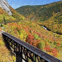 Willey Brook Trestle Jigsaw Puzzle
