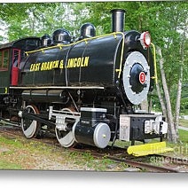 East Branch & Lincoln Railroad Metal Print