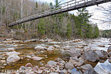 180 Foot Suspension Bridge - Wilderness Trail, Pemigewasset Wilderness